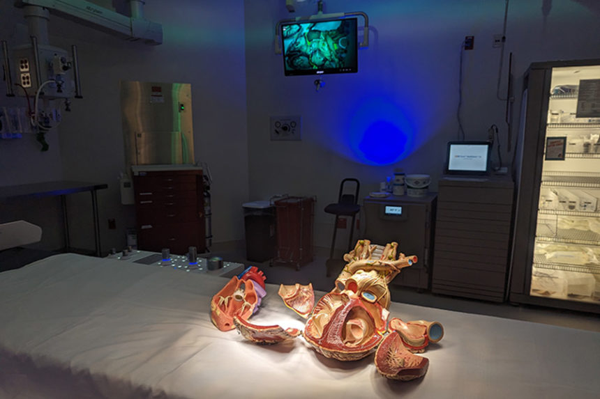 Bannock Development Corporation shows the inside of the new PMC heart treatment room